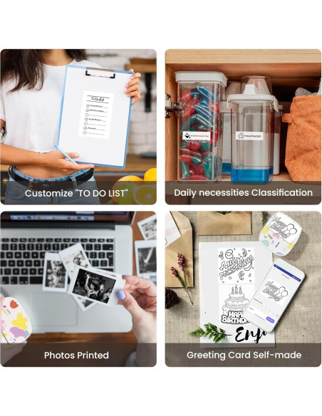 Impresora de Etiquetas Portátil XenGro AH-M2 Bluetooth - Blanca Impresora de Etiquetas Portátil XenGro AH-M2 Bluetooth - Blanca