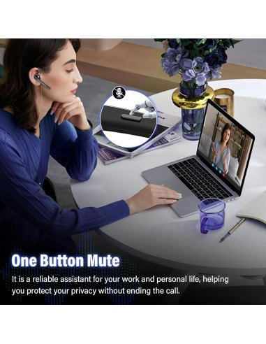 Auricular Bluetooth Thunelec G9 Inalámbrico 90 Horas APTX HD