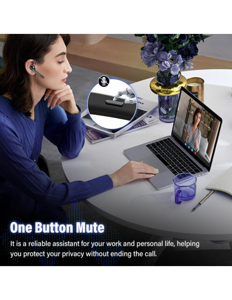 Auricular Bluetooth Thunelec G9 Inalámbrico 90 Horas APTX HD