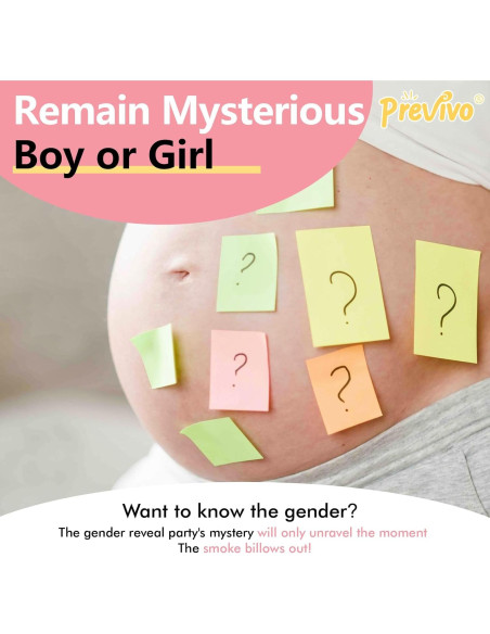 Cañón de Confeti Revelación de Género - 4 Poppers Rosa