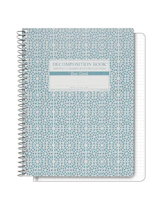 Cuaderno Espiral Punteado Descomposición 24.8x19.1cm 144 Páginas