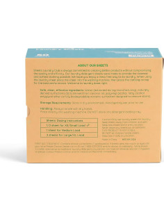 Hojas de Detergente Ecológicas Sheets Laundry Club - 50 Unidades 2
