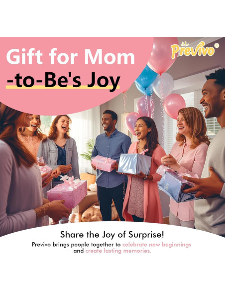 Cañón de Confeti Revelación de Género - 4 Poppers Rosa