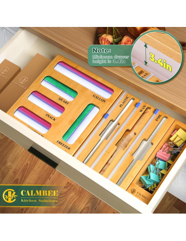 Organizador de Cocina Calmbee 9 en 1 con Cortador de Aluminio