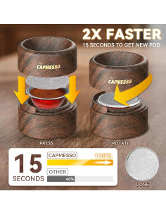 Kit de Recarga Reutilizable de Cápsulas Nespresso Vertuo - 100 Tapas 2