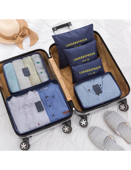 Set de 12 Cubos de Empaque INVODA para Viaje - Organizador Liviano