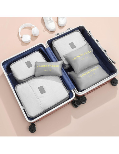 Set de 12 Cubos de Empaque INVODA para Viaje - Organizador Liviano