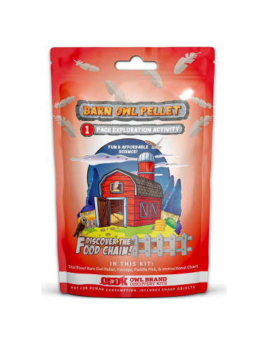 Pellets de Búho OBDK para Disección - 1 Paquete Pequeño