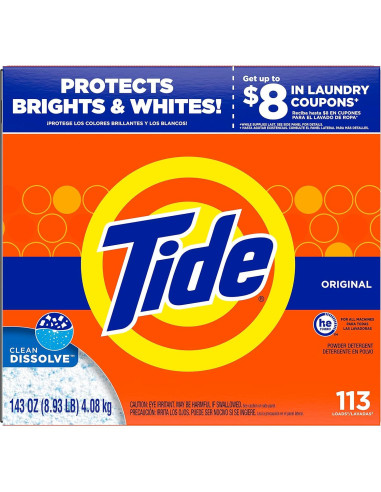 Detergente en Polvo Tide Original 4.03 kg - Alta Eficiencia