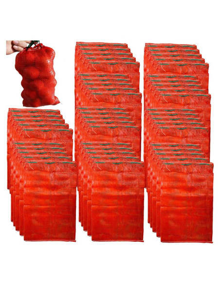 Paquete de 50 Bolsas de Malla Reutilizables Firdnyohs 32.3x54.9cm