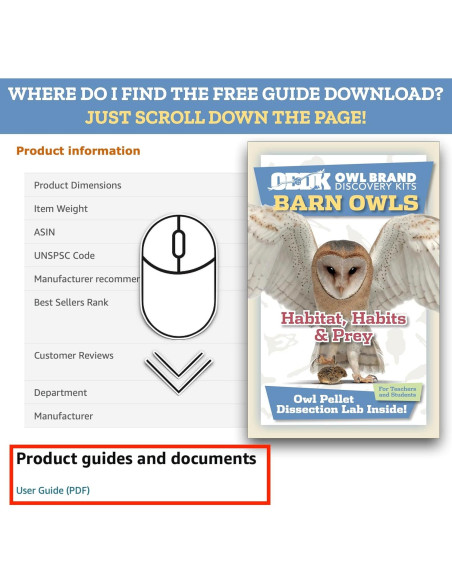 Pellets de Búho OBDK para Disección - 1 Paquete Pequeño Pellets de Búho OBDK para Disección - 1 Paquete Pequeño