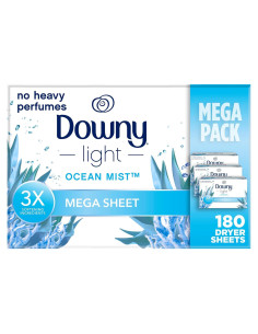 Hojas de Secadora Downy Brisa Oceánica 180 Unidades