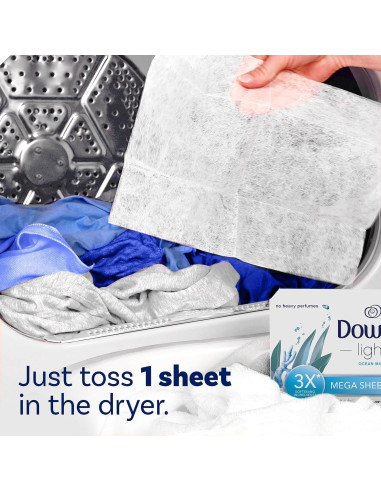 Hojas de Secadora Downy Brisa Oceánica 180 Unidades