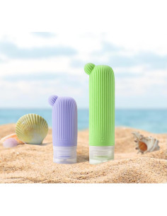 Juego de Botellas de Viaje NEWOMEVA 4 Pcs Aprobadas por TSA 2