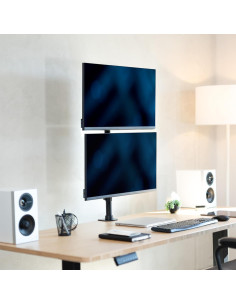 Soporte Doble Monitor VIVO STAND-V002R Ajustable 34" Negro 2