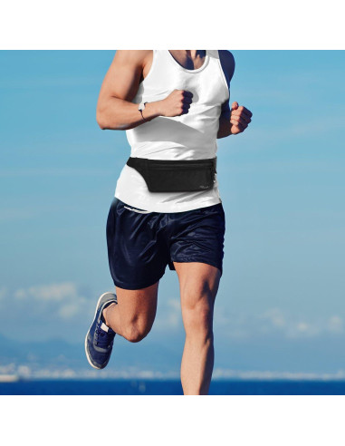 Cinturón de Dinero Ryaco con Bloqueo RFID, Bolsa de Cintura Ajustable