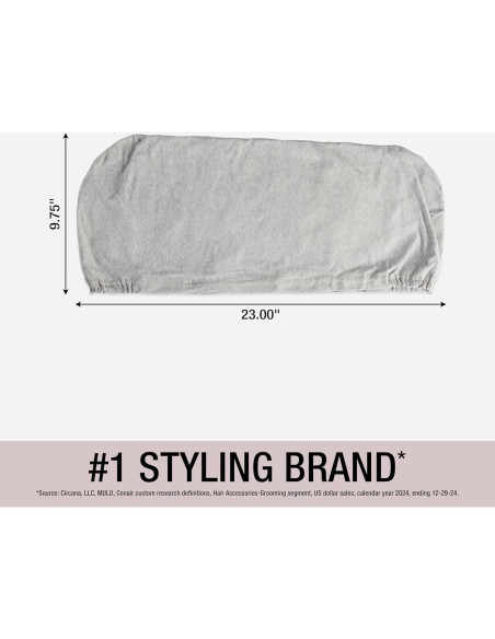 Toalla de Cabello de Algodón Conair Ultra-Absorbente 17.8x12.7cm