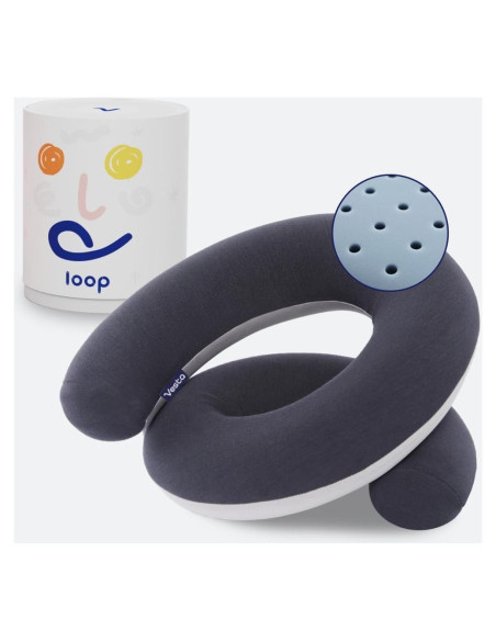 Almohada de Cuello Vesta P222 Espuma con Memoria Gris Espacial