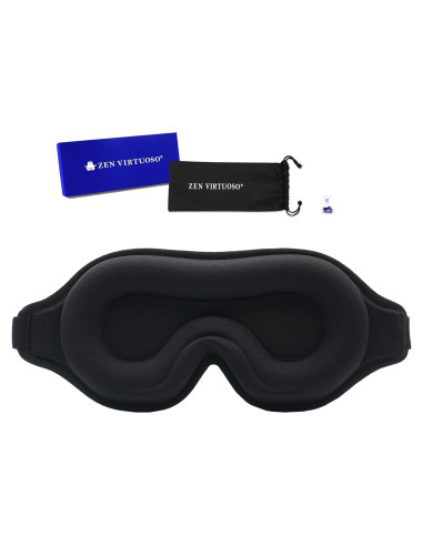 Máscara de Sueño 3D Zen Virtuoso - Bloqueo Completo de Luz
