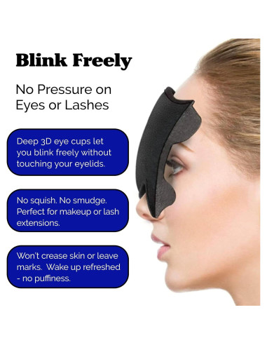 Máscara de Sueño 3D Zen Virtuoso - Bloqueo Completo de Luz