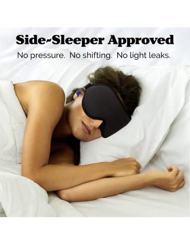 Máscara de Sueño 3D Zen Virtuoso - Bloqueo Completo de Luz