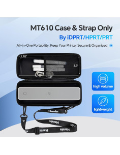Funda organizadora PRT MT610 para impresora térmica portátil 2