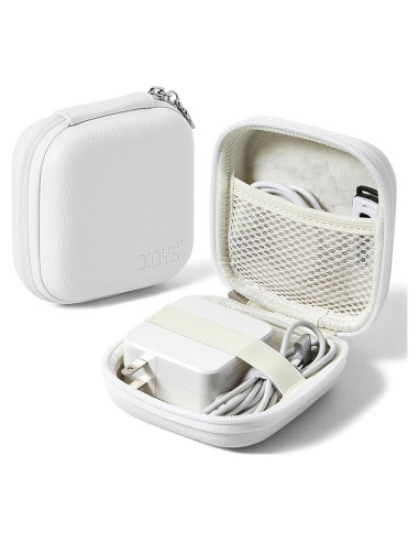 Funda de Cargador Linpr para MacBook - Estuche Organizador Blanco M