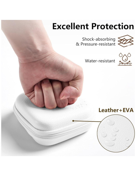 Funda de Cargador Linpr para MacBook - Estuche Organizador Blanco M