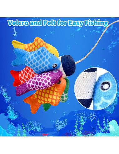 Set de Juguetes Montessori de Pesca Alsatic Toys 20 Piezas