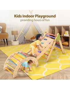 Conjunto Triángulo Pikler LOL-FUN 5 en 1 para Niños 1-3 Años 2