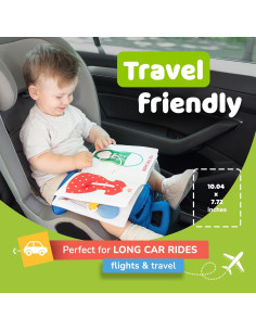 Libro Ocupado Montessori deMoca para Niños 1-3 Años - Actividades de Aviación 2