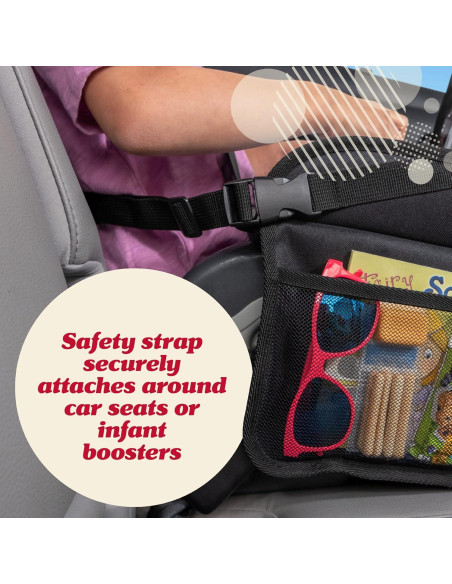 Bandeja de Viaje para Niños Lusso Gear - Organizador Auto Negro