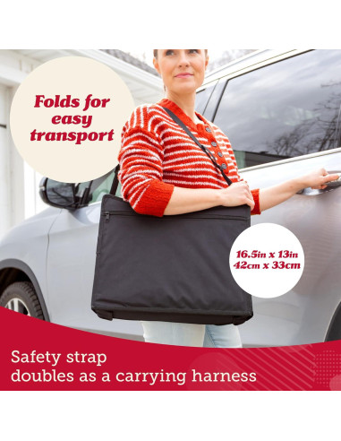 Bandeja de Viaje para Niños Lusso Gear - Organizador Auto Negro