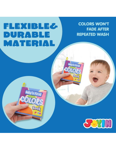 Libros de Baño Joyin 12 Pcs Tela Suave y No Tóxicos