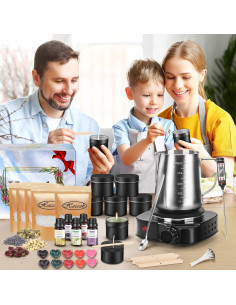 Kit de Fabricación de Velas Haccah con Derretidor 500W 2
