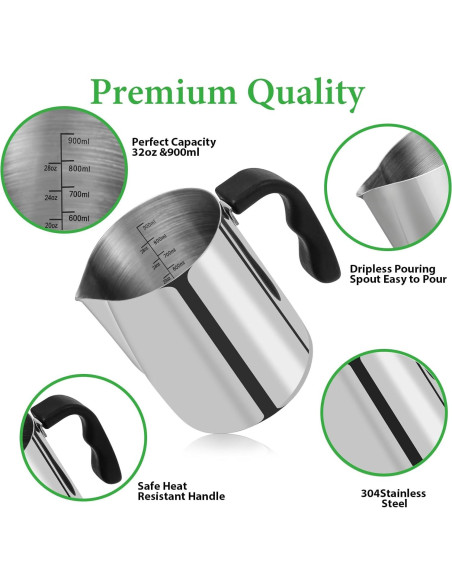 Kit de Fabricación de Velas SAEUYVB 2kg con Derretidor y Cera Soja