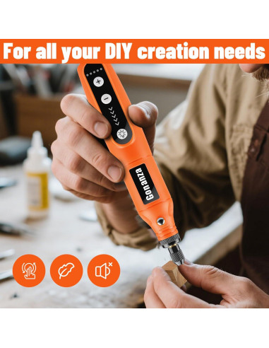 Gonanza Mini Kit Herramienta Rotativa Inalámbrica 62 Accesorios