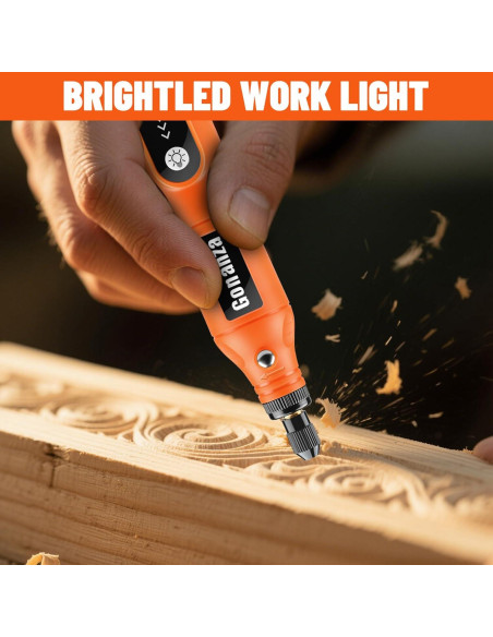 Gonanza Mini Kit Herramienta Rotativa Inalámbrica 62 Accesorios