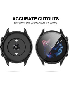 Funda E ECSEM para Amazfit GTR 3 y GTR 3 Pro, Negro 2