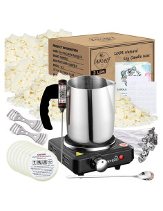 Kit para Hacer Velas de Cera de Soja FAIRYELF 1.36 kg
