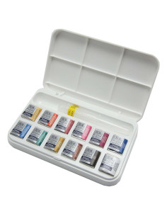 Acuarelas Winsor & Newton Cotman 12 Colores con Pincel