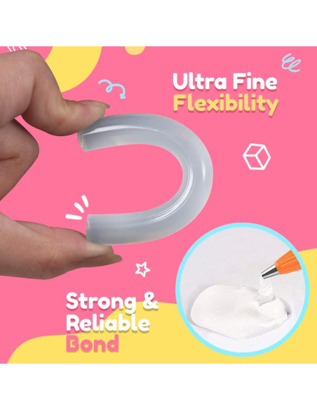 Barras de Pegamento Caliente Mini Gluerious 200 Pcs 10 cm