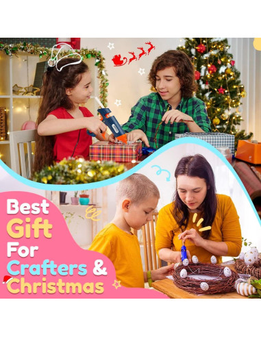 Barras de Pegamento Caliente Mini Gluerious 200 Pcs 10 cm