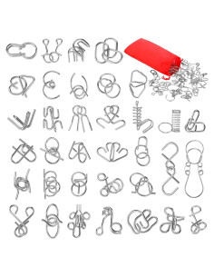 Rompecabezas de Metal Yilloog 36 Piezas para Adultos y Niños