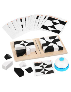 Juguete de Bloques de Puzzle Vaguelly - 40 Tarjetas Desafío