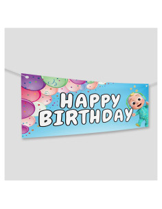 Banner de Cumpleaños Coccomelon BCB Print 1.22x0.61m HD