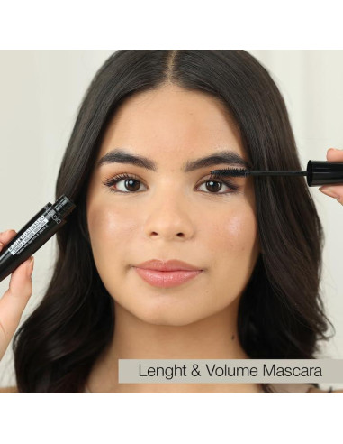 Máscara de Pestañas Palladio Lash Obsessed 12.7 cm - Negro