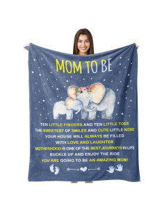 Manta de Franela Omokil para Nuevas Mamás - 152x127 cm