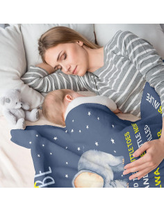 Manta de Franela Omokil para Nuevas Mamás - 152x127 cm 2