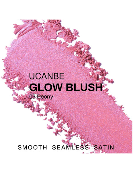Rubor Horneado UCANBE 03 Peonía - Brillo Natural y Duradero
